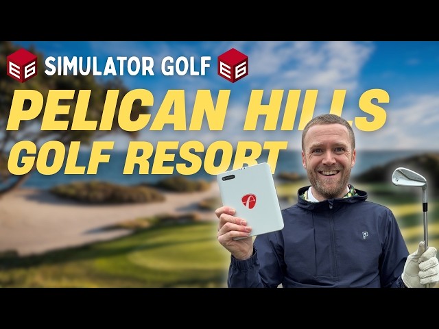 Simulator Golf is HARD - 18 Holes at Pelican Hills GC | FlightScope Mevo Gen 2/E6 Connect
