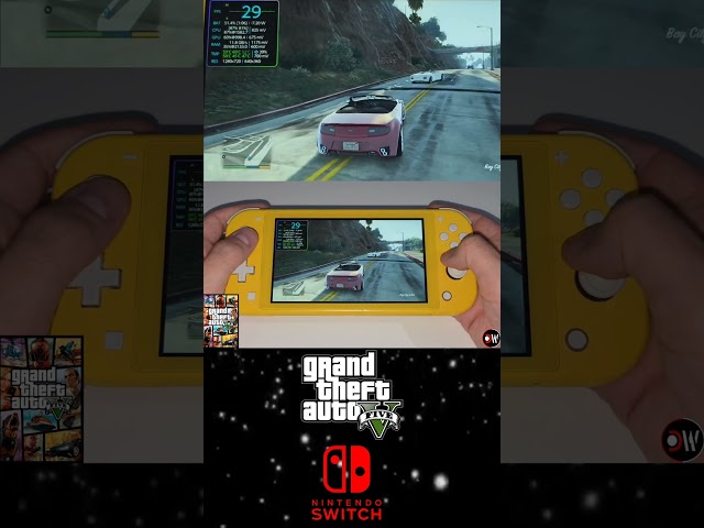 GTA V Switch Lite Performance: Native Port Handheld Gameplay