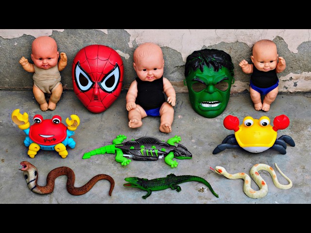 Crocodile ne mini tractor ke tyre chori ker liye - gadi wala cartoon video