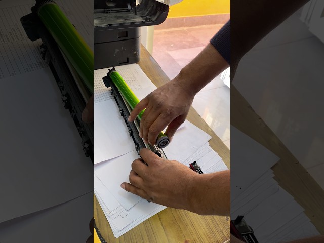 Sharp Copier Drum Unit Maintenance | Print Quality Improvement #SharpCopier #DrumUnit #PrinterMainte