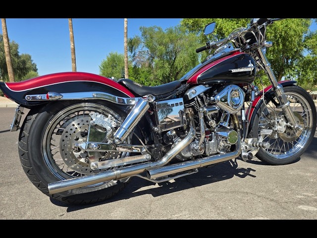 Installing 1" Shorter FLH Shocks. Finishing the Wide Glide. Harley-Davidson Shovelhead Project.
