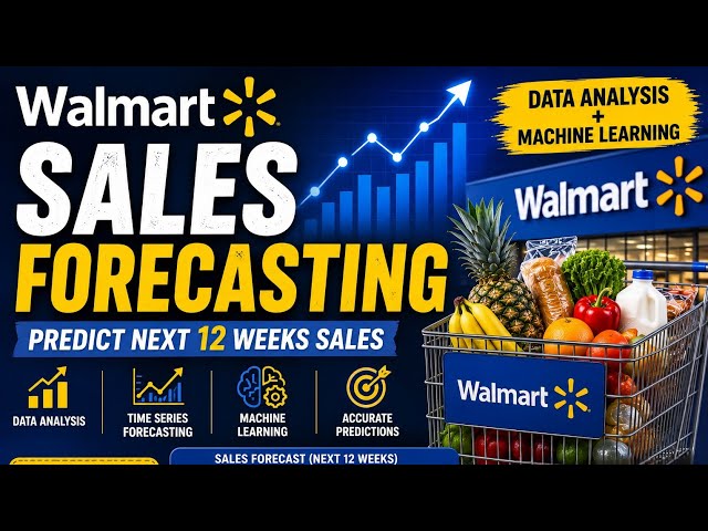 Walmart Sales Forecasting | Python, SARIMA & Streamlit | Data Science Project