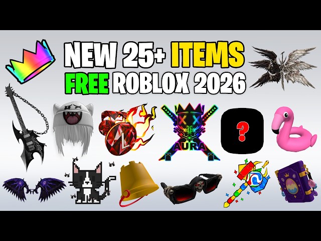 HURRY! GET 25 FREE ITEMS & MESSY HAIR (ROBLOX EVENTS 2026)