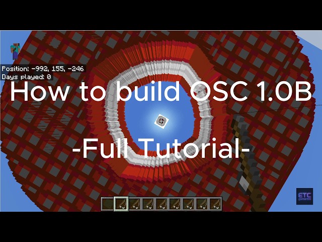 How to build The Orbital Strike Cannon in Minecraft Bedrock edition.