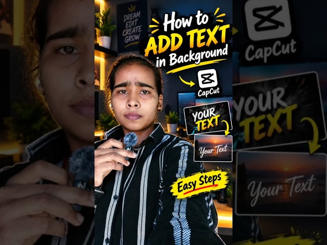 How to Add Text in Background 🔥 | CapCut Text Behind Person | CapCut Editing Tutorial