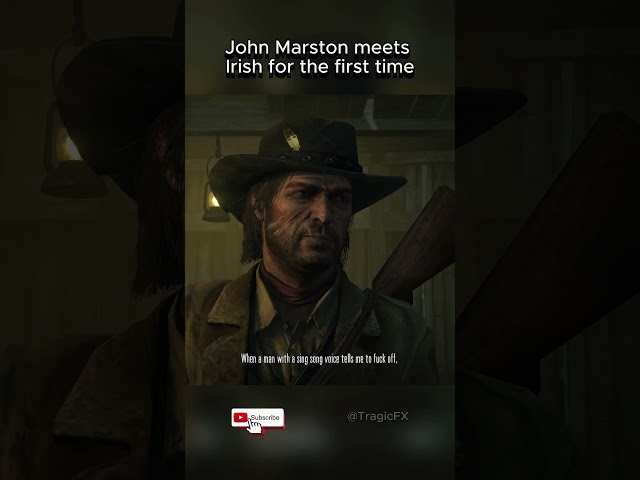 John Marston meets Irish for the first time