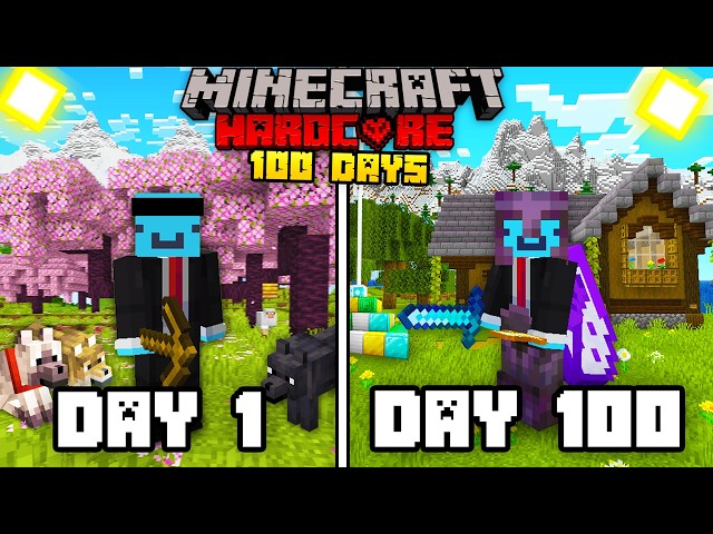 I Survived 100 Days in Minecraft Hardcore... Here's What Happened!