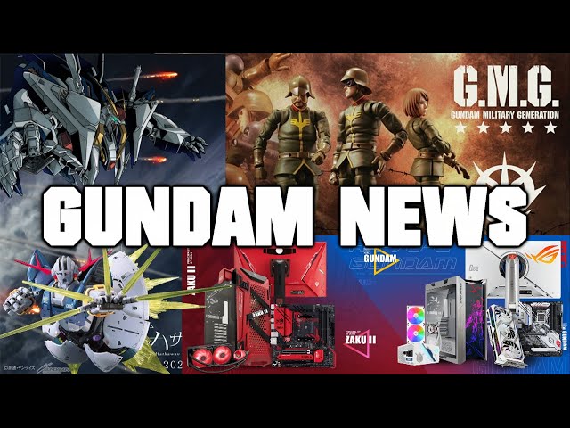 New Hathaway’s Flash Trailer, RG Zeong Release, GI Zekes, Gundam Computers and More [Gundam News]
