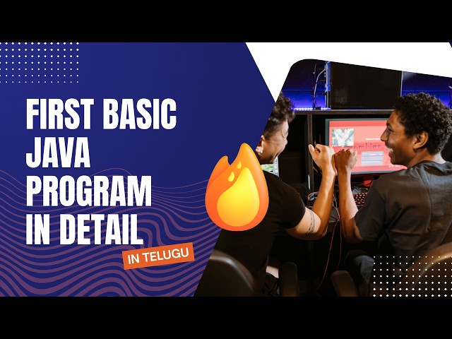 First java program in detail tutorial in telugu