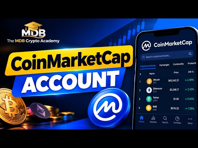HOW TO CREATE AN ACCOUNT ON COINMARKETCAP