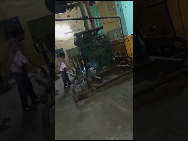 Air vacuum starting dg. electricity generation plant. 11 kv dg.ht generator.
