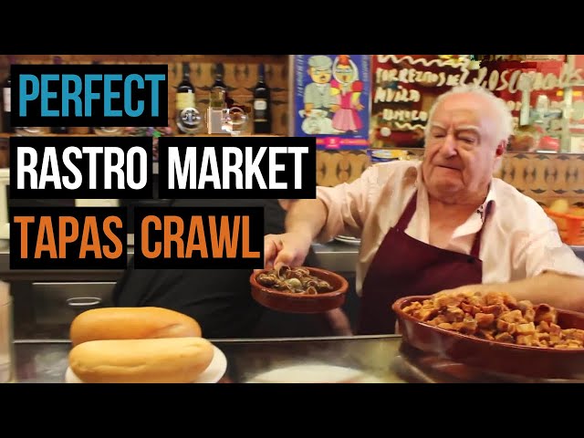 Best tapas bars in Madrid's Rastro flea market (including the best grilled sardines!)