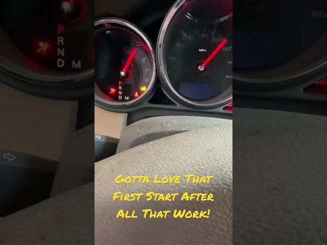 First Start After Cylinder Head And Timing Chain Replacement!