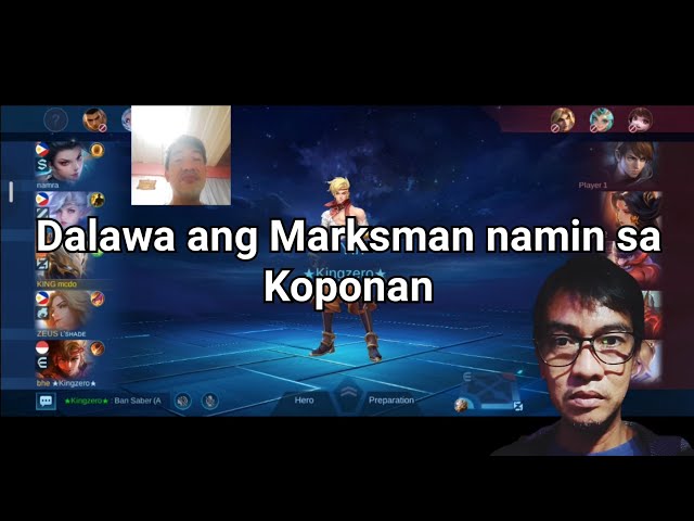 Dalawa ang Marksman namin sa Koponan
