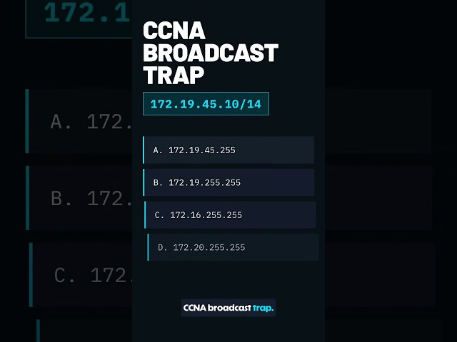 CCNA Broadcast Trap 🤔 Can You Solve This /14 Subnet?