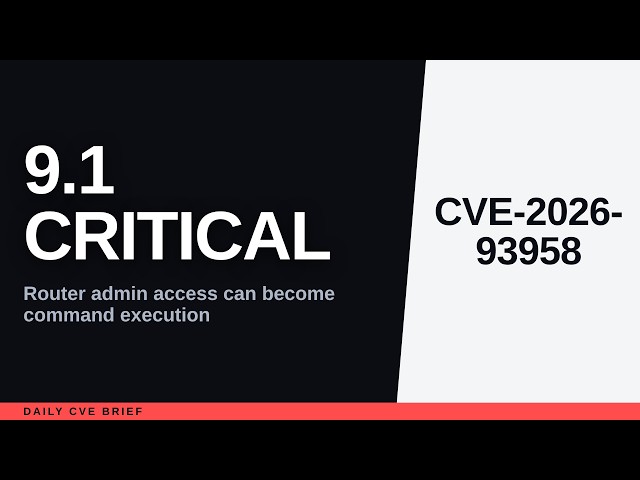 D-Link R95 Routers Could Let Admin Access Become Full Takeover (CVE-2026-93958)