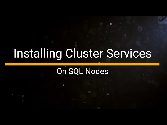 Creating Cluster Nodes for MS SQL Server Always On Lab Part 2/3