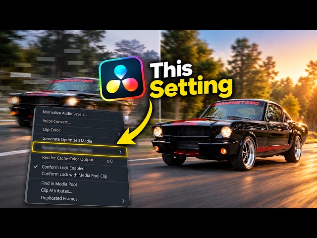 DaVinci Resolve Running Slow? Change These Settings