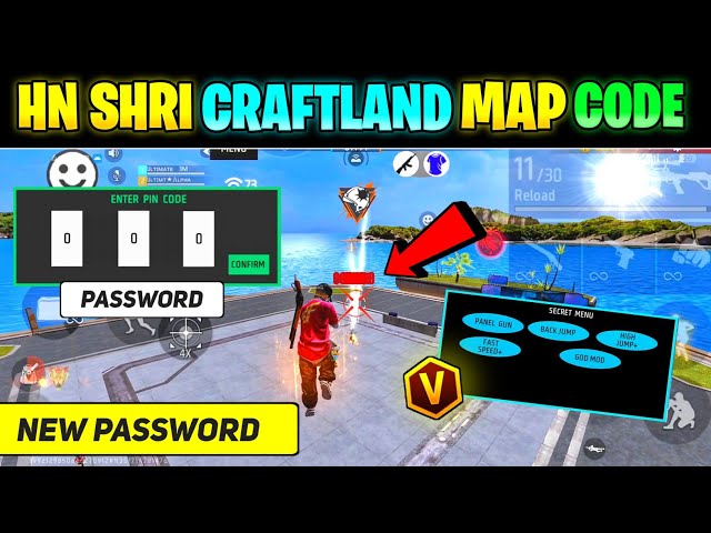 Hn Shri Craftland Code || Craftland Map Code || Hn Shri Craftland Code 2v2, 1v1