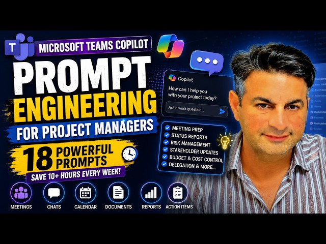 Microsoft Teams Copilot Prompt Engineering for Project Managers | 18 Powerful Prompts