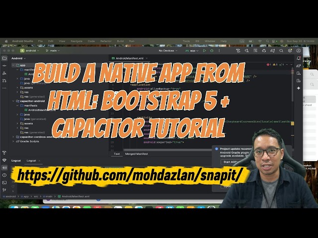 Build a Native App from HTML: Bootstrap 5 + Capacitor Tutorial