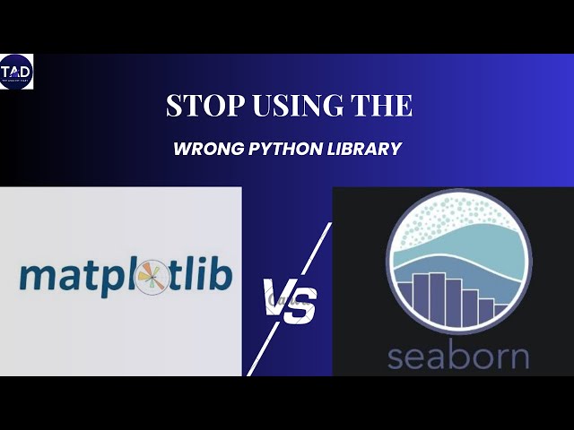 Stop Using the Wrong Python Library | Matplotlib vs Seaborn | The Analyst Diary