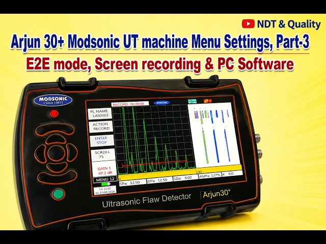 Arjun 30+ Modsonic UT machine Menu Settings, Part-3 ll E2E mode, Screen recording & PC Software