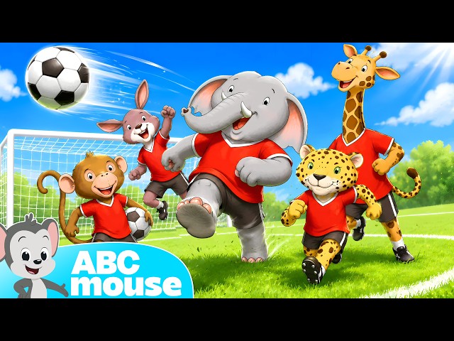 What a Great Team! 🐘 ⚽ | Animal Soccer Story | ABCmouse Storybook Read-Along for Kids 📚