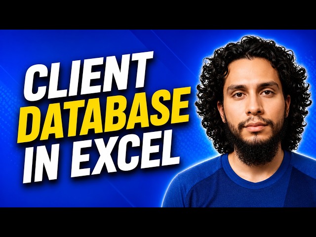 Create an Excel Database & Data Entry Form with VBA + Copilot AI