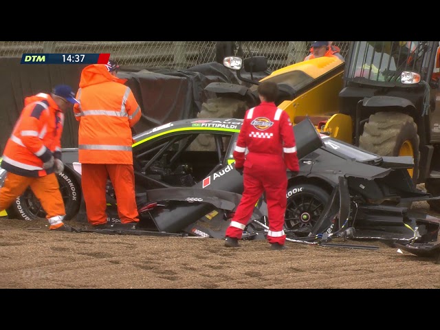 Pietro Fittipaldi Crash in der Qualifikation Brands Hatch 2019