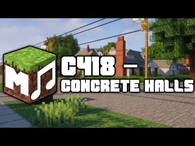 Minecraft relax , Minecraft timelapse, C418 - Concrete Halls (Minecraft Volume Beta)