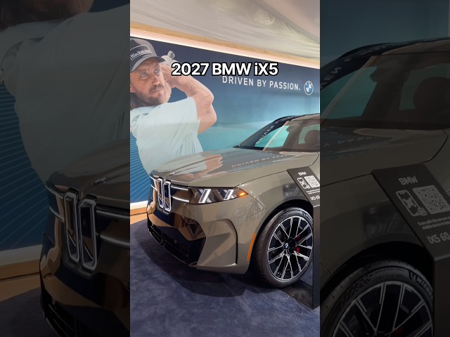Upclose with the new 2027 BMW iX5. This is the first ever BMW X5 electric SUV. #bmwx5 #bmw