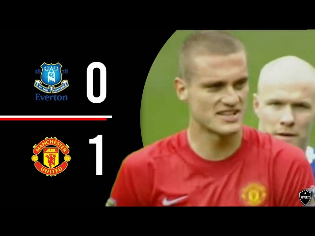 Everton v Manchester United | Valiant Nemanja Vidić | Highlights | 2007/2008