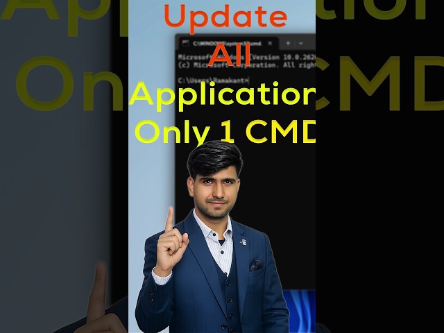 Update All Installed Software with One CMD Command! 🤯 #shorts #shortfeed #windows #viruls  #tricks