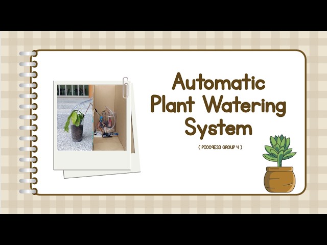 Smart Gardening Made Easy | Arduino Automatic Plant Watering System | CSC098 FOUNDATION COMPUTING I