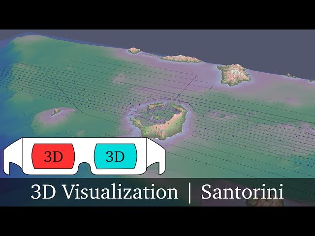 Santorini volcano PROTEUS experiment | Visualization
