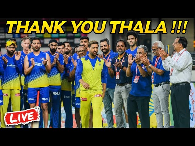 Thank You THALA ! CSK PRACTICE SESSION 2024 LIVE