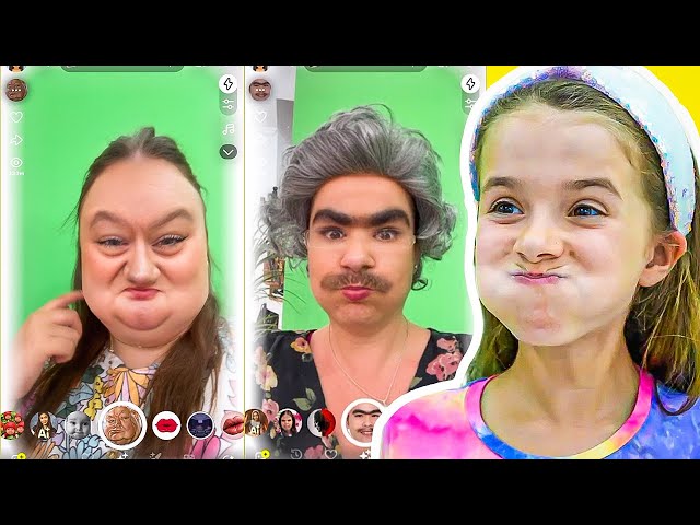 Try Not to LAUGH (Water challenge with Ruby and Bonnie)