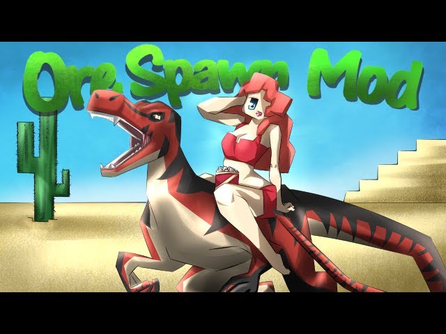 Random Bosses Mod: Minecraft OreSpawn Mod Showcase! (Girlfriends, Bosses, Dinosaurs!)