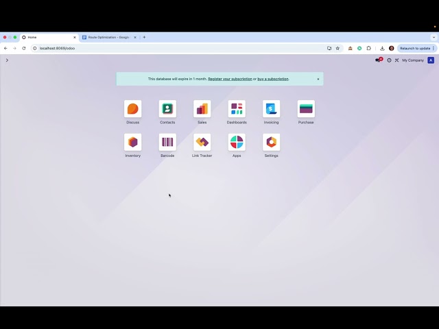 Odoo V18 - Delivery Route Optimization with Google Maps