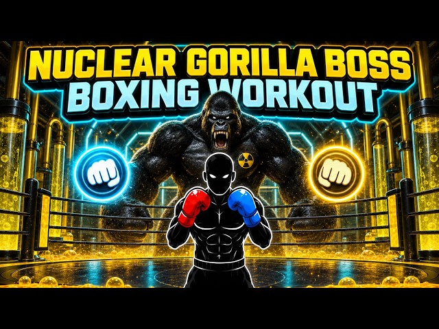 ☢️🦍 NUCLEAR GORILLA BOSS BOXING 🥊 Interactive Workout | PE Brain Break & Immersive Warm Up 💥