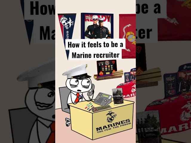 How it feels to be a Marine recruiter #shorts