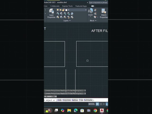 How to use FILLET Command in Autocad?