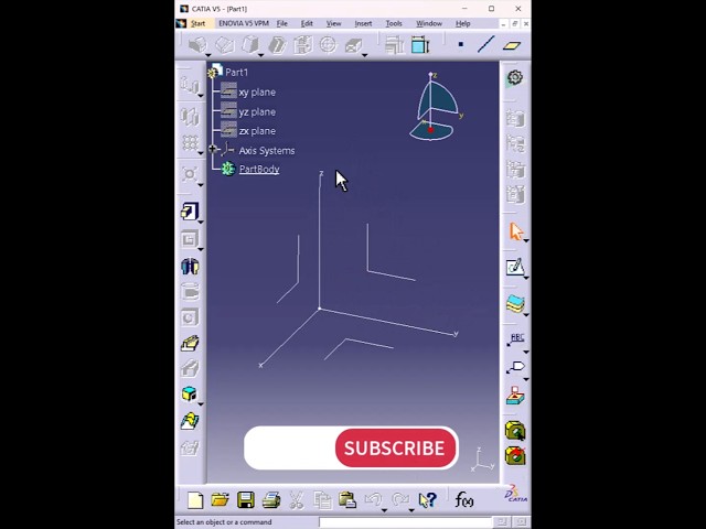 Change Plane Mode to Axis Mode in CATIA V5 | Pro Tip #shorts