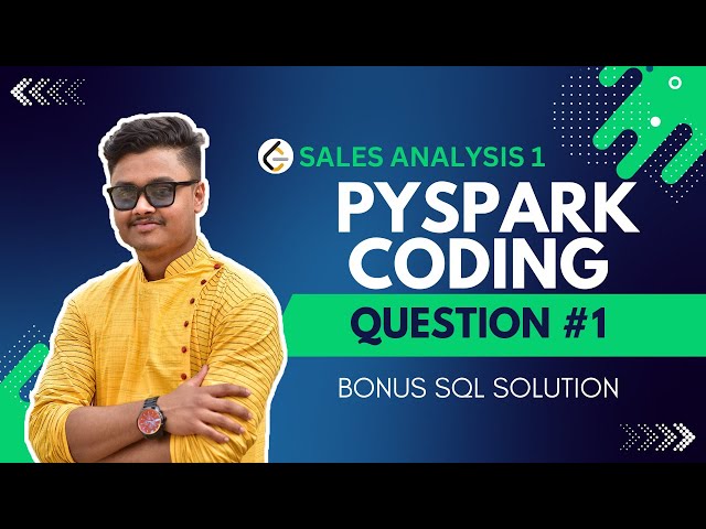 Pyspark Coding Question | Leetcode Sales Analysis 1 | Data Engineer Interview Questions