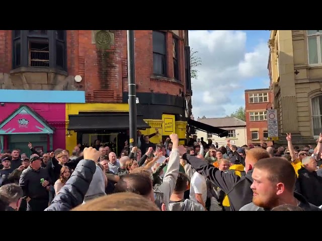 Wolves fans pre-game v West Brom (20/9/26)