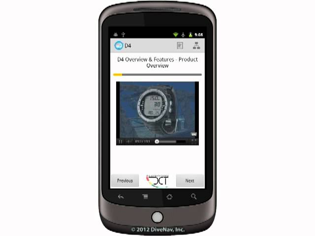 Dive Computer Training App for Android - m2s1
