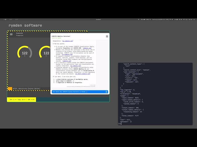 CODESYS WebVisu: Adding an AI chatbot