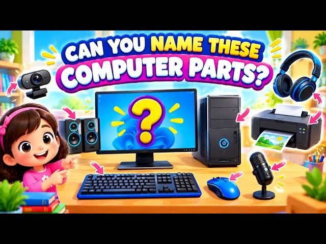 💻 Parts of a Computer | Learn Computer Parts for Kids