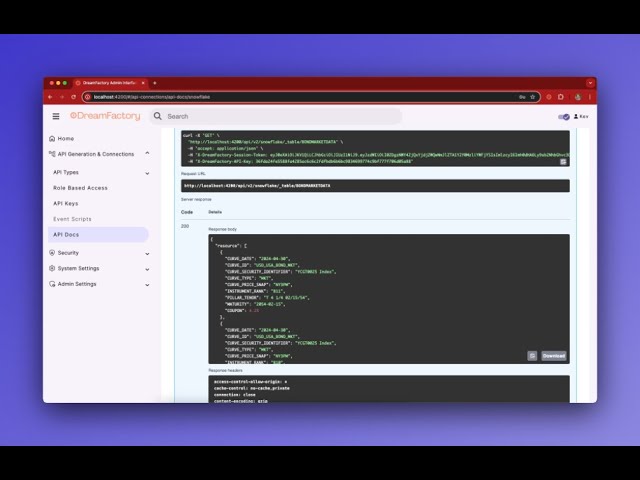 No Code API Tutorial for SnowFlake: Instantly Generate API for Snowflake